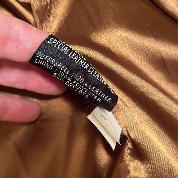 Vintage GEORGETOWN LEATHER DESIGN Button Down Blazer Jacket S - Picture 6 of 16